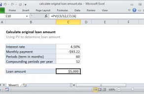 Calculate Payment For A Loan - Excel Formula | Exceljet